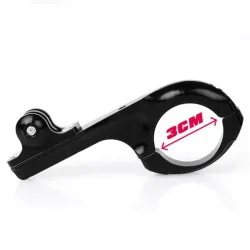 Long aluminum handlebar mount for GoProMounts