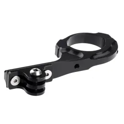 Long aluminum handlebar mount for GoProMounts