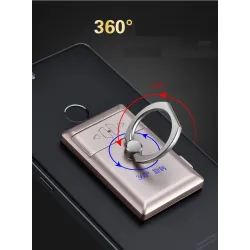 2 in 1 universal phone holder - with lighter - adjustable ring - USB chargingHolders