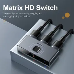 Baseus - 4K HD switch - HDMI-compatible adapterHDMI switchers