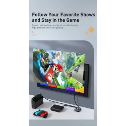 Baseus - 4K HD switch - HDMI-compatible adapterHDMI switchers