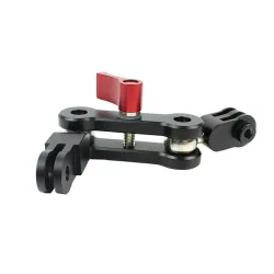 Aluminum arm - helmet mount - 360 degree adjustment - for GoProMounts