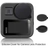 Silicone lens cover - tempered glass screen protector - for GoPro MaxProtection