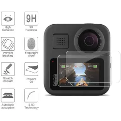 Silicone lens cover - tempered glass screen protector - for GoPro MaxProtection