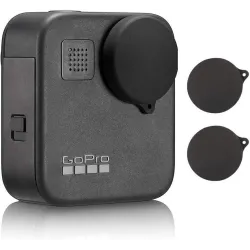 Silicone lens cover - tempered glass screen protector - for GoPro MaxProtection
