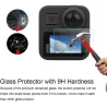 Silicone lens cover - tempered glass screen protector - for GoPro MaxProtection