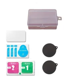 Silicone lens cover - tempered glass screen protector - for GoPro MaxProtection