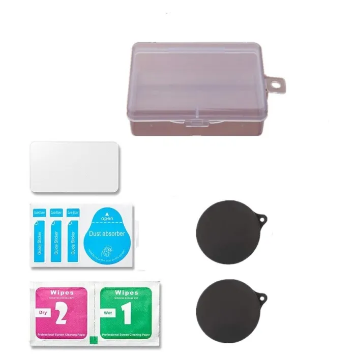 Silicone lens cover - tempered glass screen protector - for GoPro MaxProtection