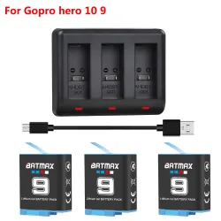 BATMAX - 1780mAh li-ion battery - with charger - for GoPro Hero 9 / 10Battery & Chargers