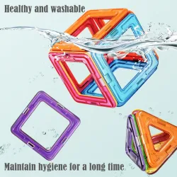 Magnetic building bricks - construction set - big size - educational toyConstruction