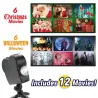 Halloween / Christmas holographic projection - window display - laser stage lamp - spotlight - projectorProjectors