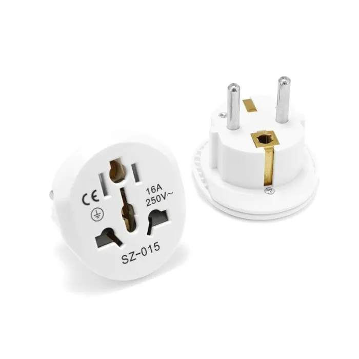 AU / US / UK / CN to EU - travel adapter - converter - 250V - 16APlugs