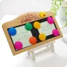 Round magnetic buttons - fridge magnets - 10 piecesFridge magnets
