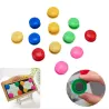 Round magnetic buttons - fridge magnets - 10 piecesFridge magnets