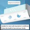 Air conditioner windshield - anti-direct blowing shield - adjustableInterior