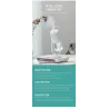 Ultrasonic air humidifier - 360 degree rotation mist spray - with LED - 200 mlHumidifiers