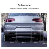 Car parking sensor - radar - reverse auto-parking - LCD monitor display - LEDInterior accessories