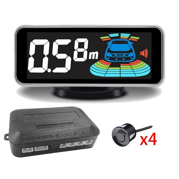Car parking sensor - radar - reverse auto-parking - LCD monitor display - LEDInterior accessories