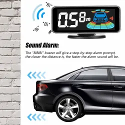 Car parking sensor - radar - reverse auto-parking - LCD monitor display - LEDInterior accessories