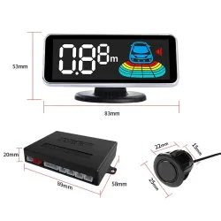 Car parking sensor - radar - reverse auto-parking - LCD monitor display - LEDInterior accessories