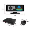 Car parking sensor - radar - reverse auto-parking - LCD monitor display - LEDInterior accessories