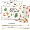 Christmas advent calendar - with jewelry - bracelet making kit - earringsChristmas