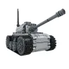 Military electric tank - building blocks - touch power switch - educational toy - 378 piecesConstruction