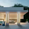 Waterproof outdoor wall light - long aluminum LED lampWall lights