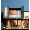 Waterproof outdoor wall light - long aluminum LED lampWall lights