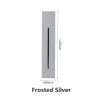 Recessed LED wall lamp - with motion sensor - outdoor IP65 - 3WWall lights