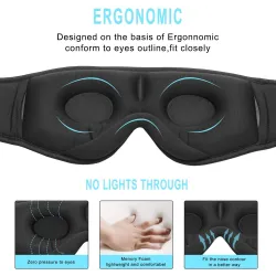 Sleeping eye mask - with Bluetooth headset and microphoneSleeping masks