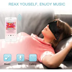 Sleeping eye mask - with Bluetooth headset and microphoneSleeping masks