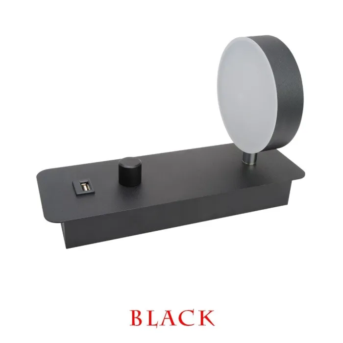 LED wall lamp - dimmable - rotatable head - USB charging - 9WWall lights