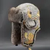 Military warm winter hat - with ears protection - wool / thick fur - Russian ushankaHats & Caps