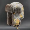 Military warm winter hat - with ears protection - wool / thick fur - Russian ushankaHats & Caps