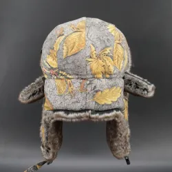Military warm winter hat - with ears protection - wool / thick fur - Russian ushankaHats & Caps