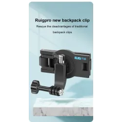 360 degree rotary backpack clip - for GoPro HeroMounts