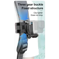 360 degree rotary backpack clip - for GoPro HeroMounts