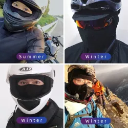 Warm winter face mask - with neck protection - thermal - windproof balaclavaHats & Caps