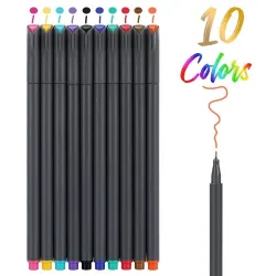 Fine line drawing pens - 10 piecesPens & Pencils