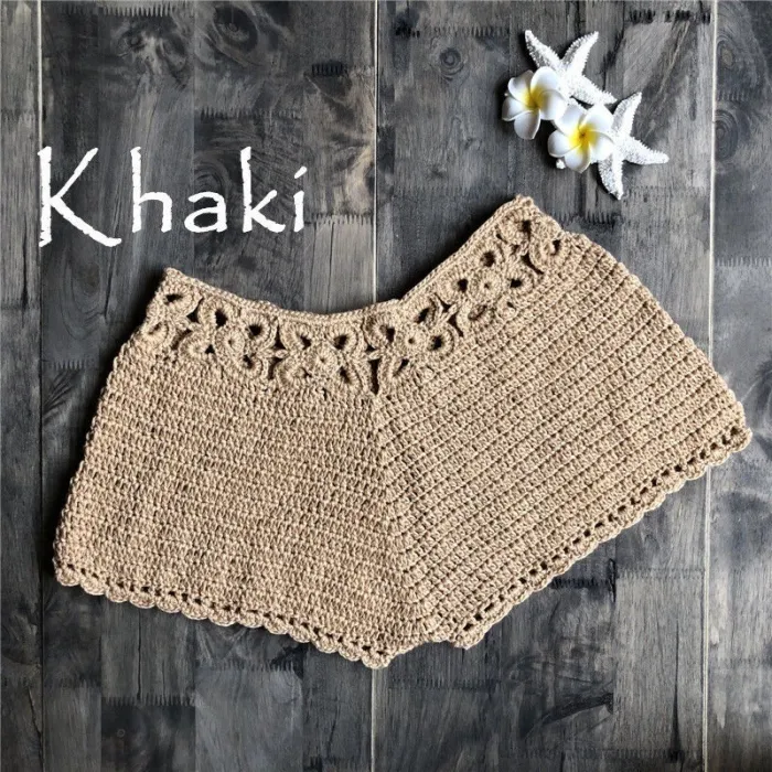 Sexy crochet mini shortsLingerie