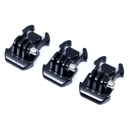 Quick release buckle - flat mount - adapter - for GoPro Hero 4 3 Xiaomi Yi SJCAM - 3 piecesMounts