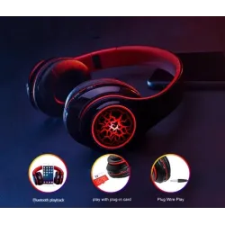 B39 - LED - Bluetooth wireless headphones - headset with microphoneEar- & Headphones