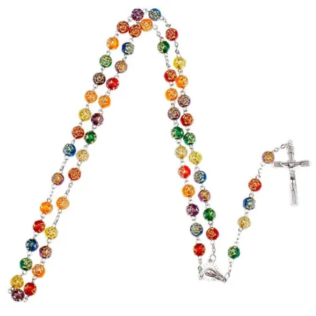 Colorful beads rosaryNecklaces