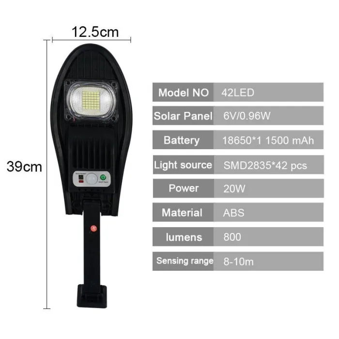 20000LM - super bright street light - solar floodlight - motion sensor - remote control - LED - waterproofFloodlights