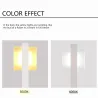 Modern LED wall lamp - with switch - round - square - 6WWall lights