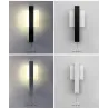 Modern LED wall lamp - with switch - round - square - 6WWall lights