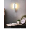 Modern LED wall lamp - with switch - round - square - 6WWall lights