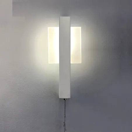 Modern LED wall lamp - with switch - round - square - 6WWall lights