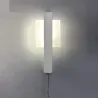 Modern LED wall lamp - with switch - round - square - 6WWall lights